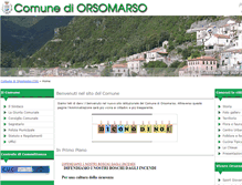 Tablet Screenshot of comune.orsomarso.cs.it